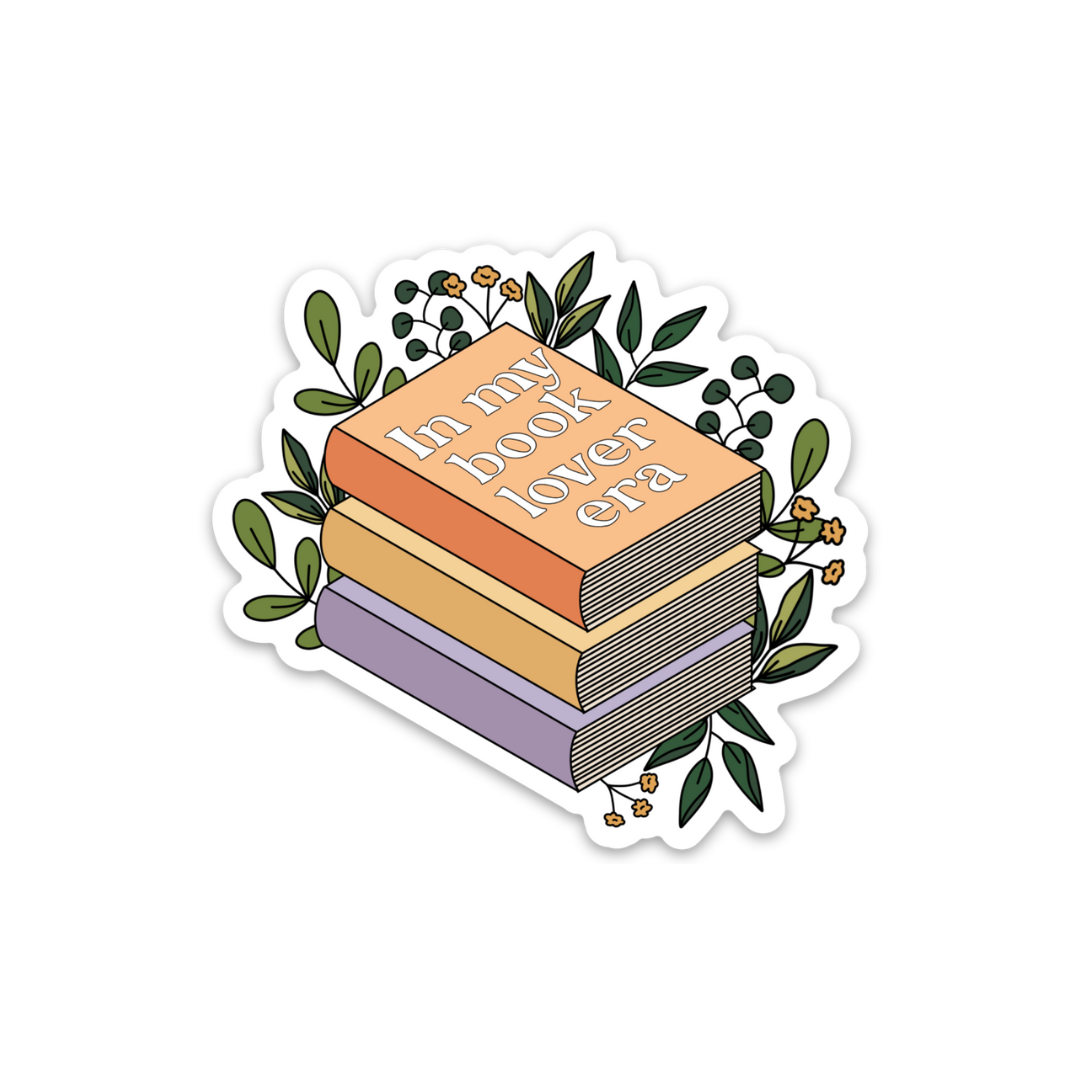 "In My Book Lover Era" Weatherproof Sticker
