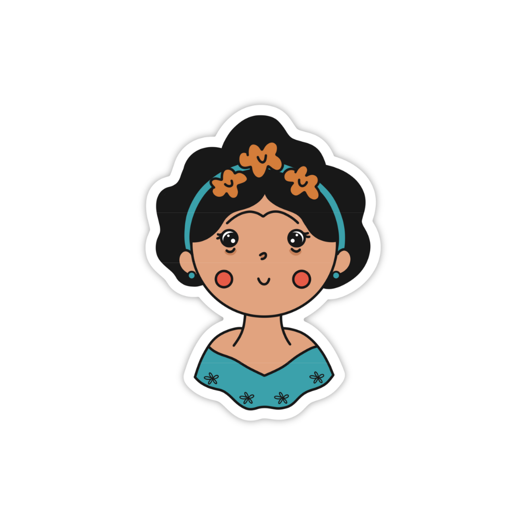 "Frida Monita" Weatherproof Sticker