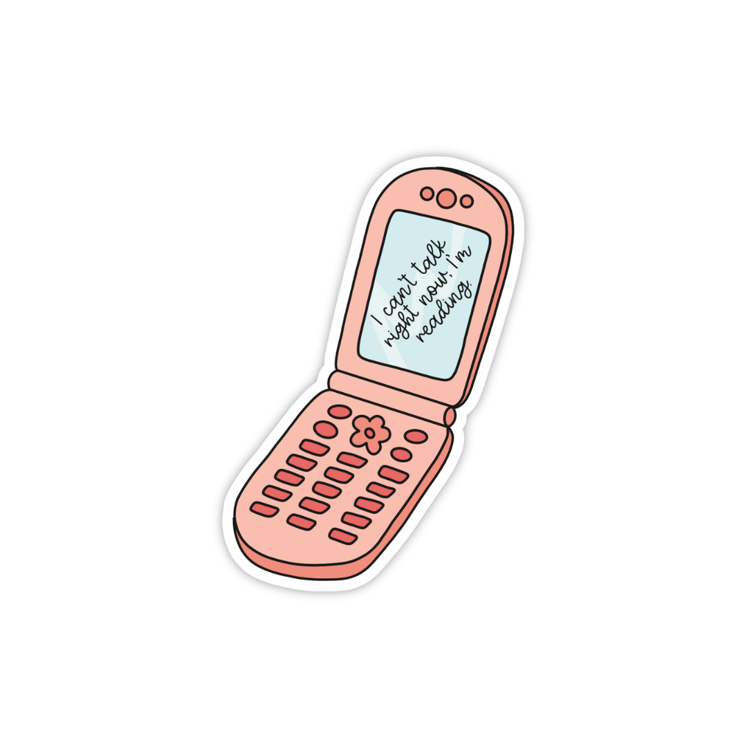 "Booked & Busy" Weatherproof Sticker