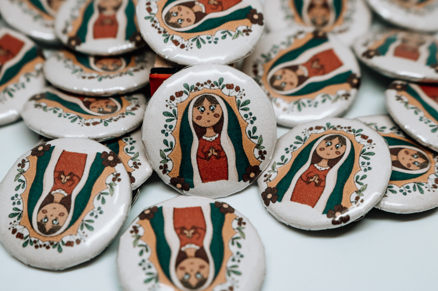 Virgencita de Guadalupe Button