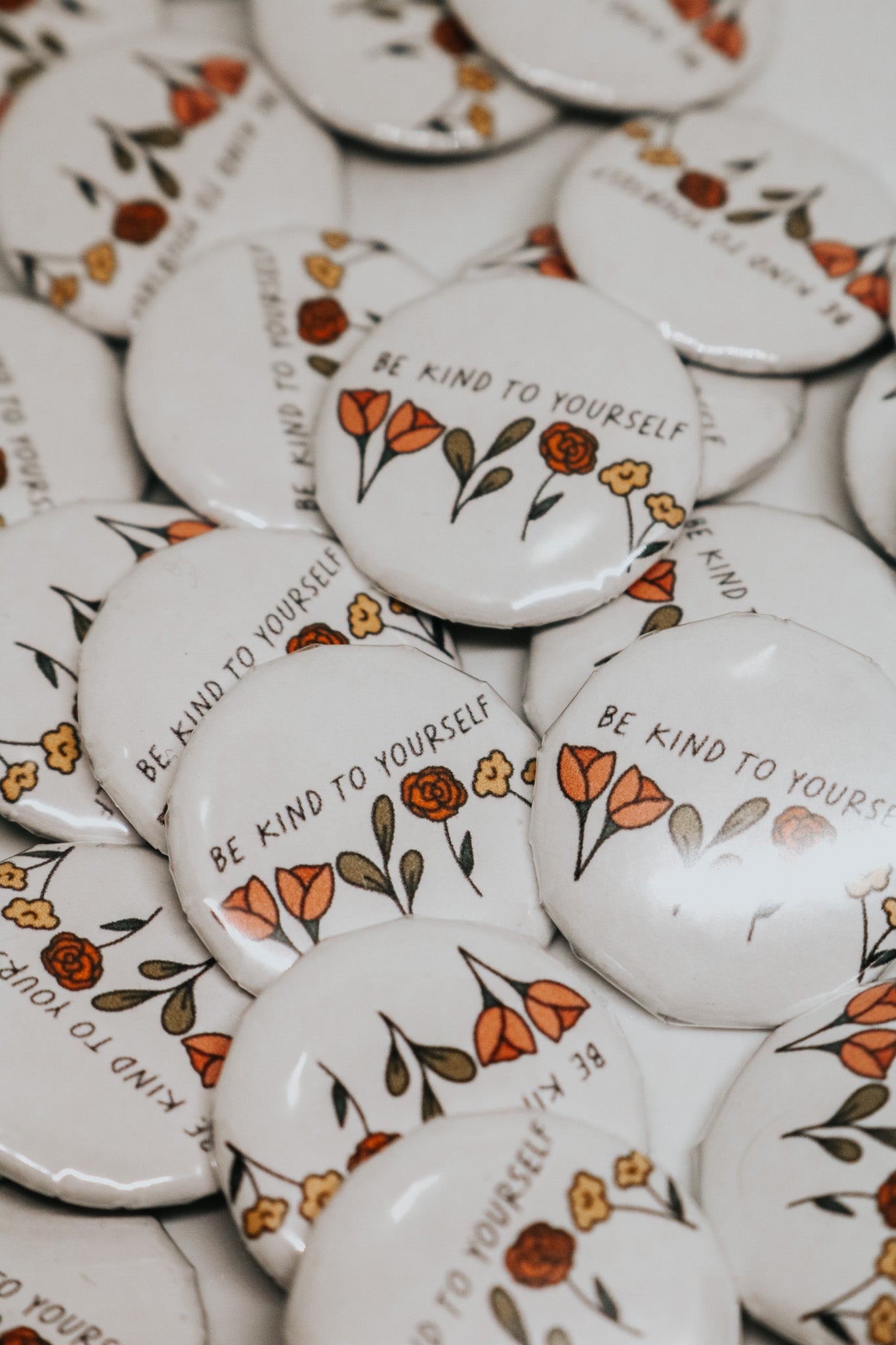 "Be Kind to Yourself" Button