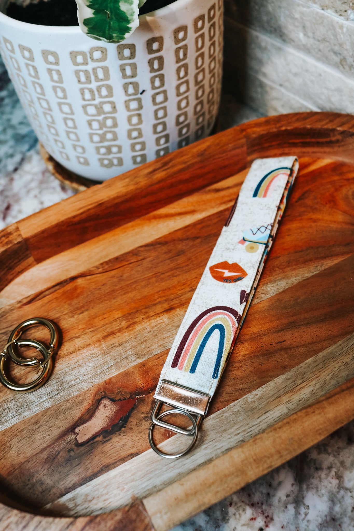 Graphic Doodles Wristlet