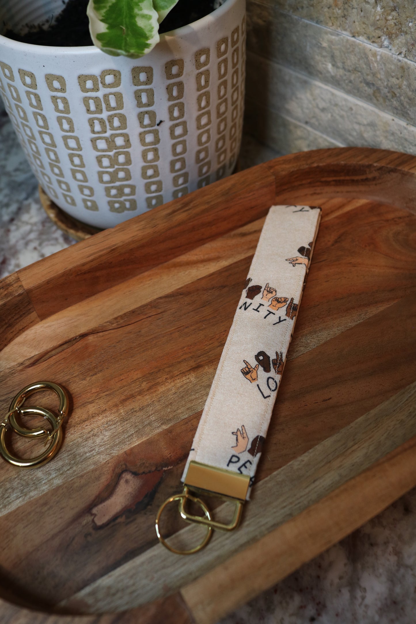 ASL Doodles Wristlet