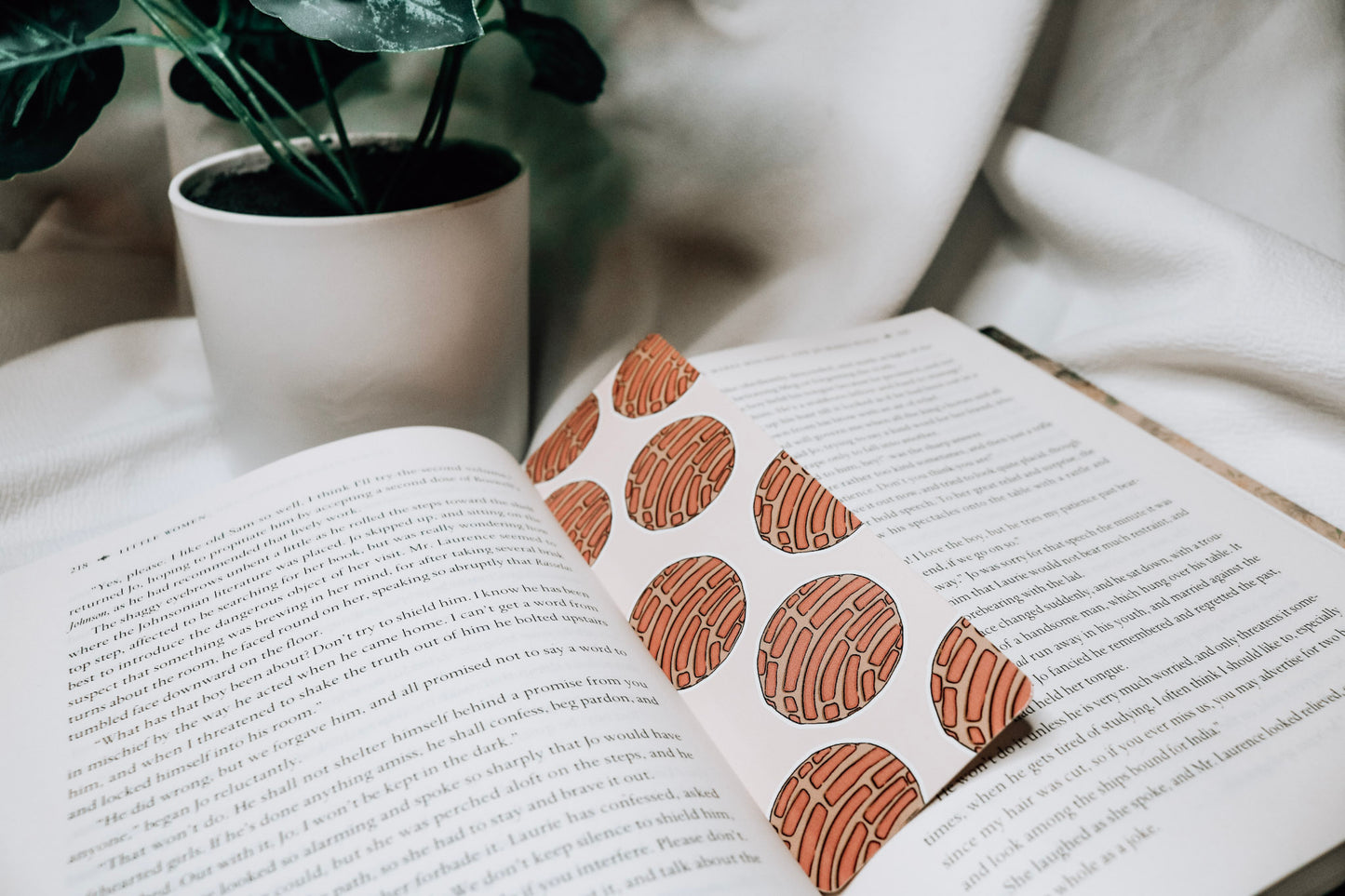 Pan Dulce Bookmark | Strawberry Concha Bookmark |