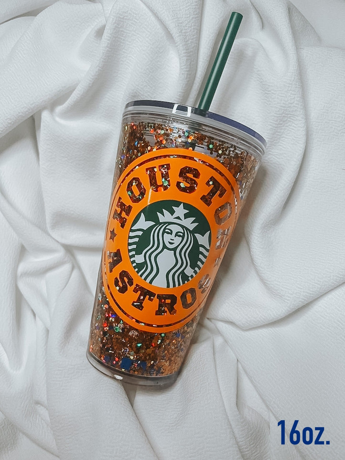 Houston Astros Starbucks Snowglobe Tumbler | Starbucks Venti and Grande Acrylic Tumbler | Personalized Tumbler | World Series 2021
